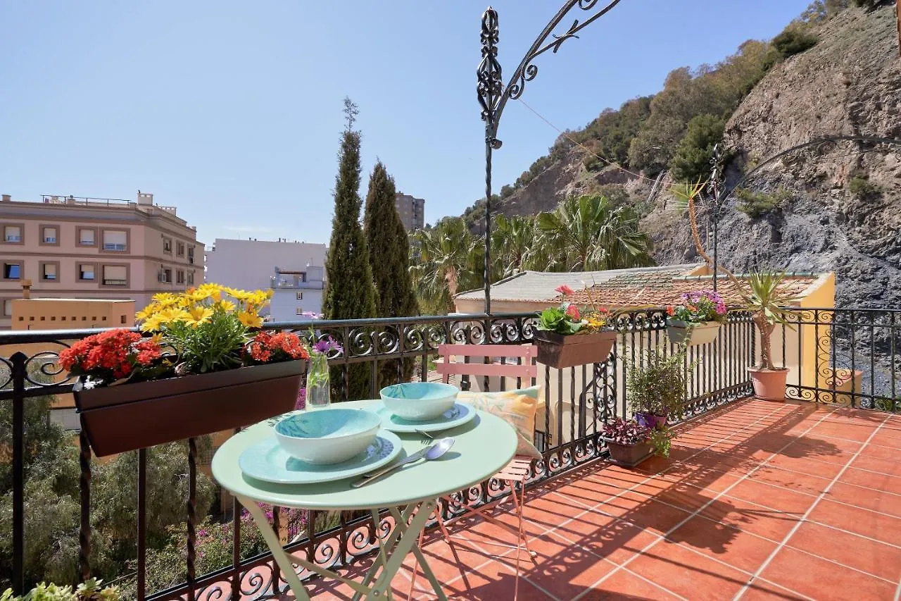 Villa Rosita Suites En Playa De La Malagueta Con Terraza Málaga 0*,  Spanje
