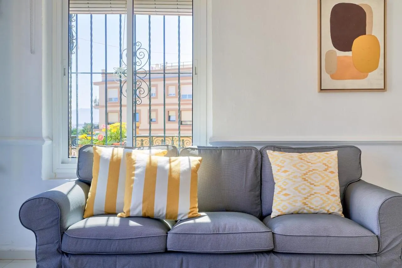 Villa Rosita Suites En Playa De La Malagueta Con Terraza Málaga Appartement